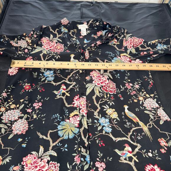 GP&J Baker x H&M Floral Button Down Boho Dress Size 8 - Picture 9 of 10